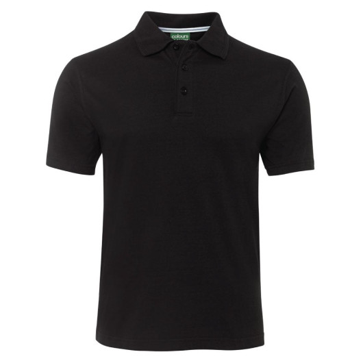 Jersey Cotton Polos Black